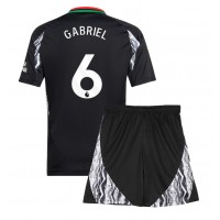 Maglie da calcio Arsenal Gabriel Magalhaes #6 Seconda Maglia Bambino 2024-25 Manica Corta (+ Pantaloni corti)